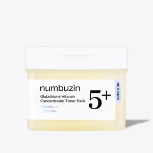 Numbuzin No.5+ Glutathione Vitamin Concentrated Pad 180ml – Pads Λεύκανσης