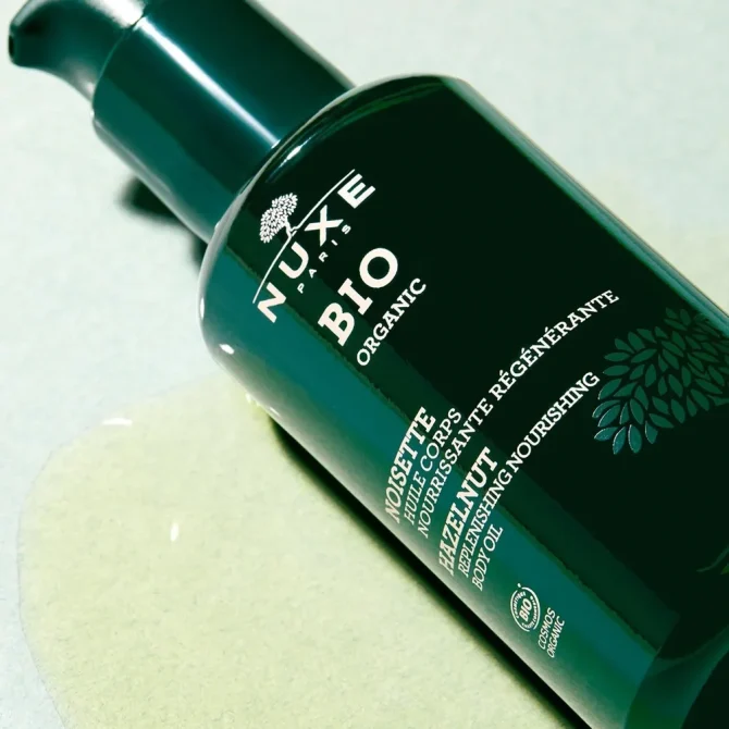 Nuxe BIO Hazelnut Body Oil 100ml Θρεπτικό Λάδι Σώματος Hazelnut για Μασάζ