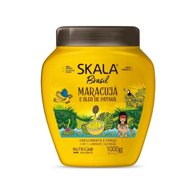 Skala Brasil Passion Fruit And Patau Oil 1000g Skala Brasil Passion Fruit And Patau Oil Μάσκα Μαλλιών με Έλαιο Pataua Skala 1000g