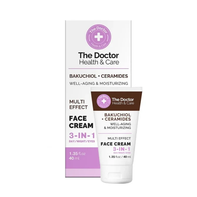 the-doctor-multi-effect-enydatiki-anti-girantiki 2 The Doctor Health & Care Multi Effect Αντιγηραντική & Ενυδατική Κρέμα Προσώπου με Bakuchiol & Ceramides 40ml