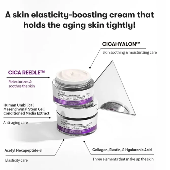 vt-cosmetics-reedle-shot-lifting-face-cream-50ml 4 Vt Cosmetics Reedle Shot Lifting Face Cream 50ml – Ανυψωτική Κρέμα Προσώπου