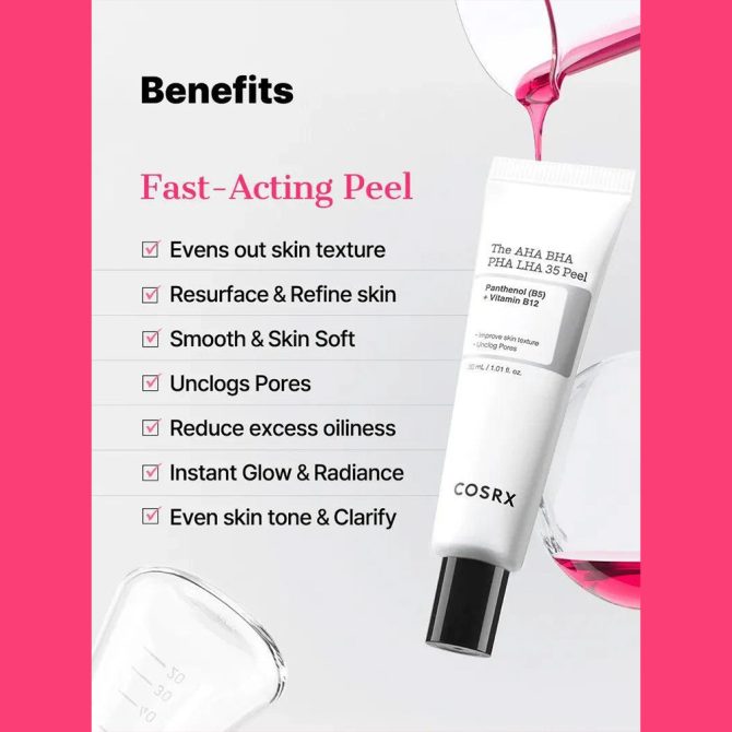 Cosrx The Aha Bha Pha Lha 35 Peel 30ml – Απολέπιση & Λάμψη