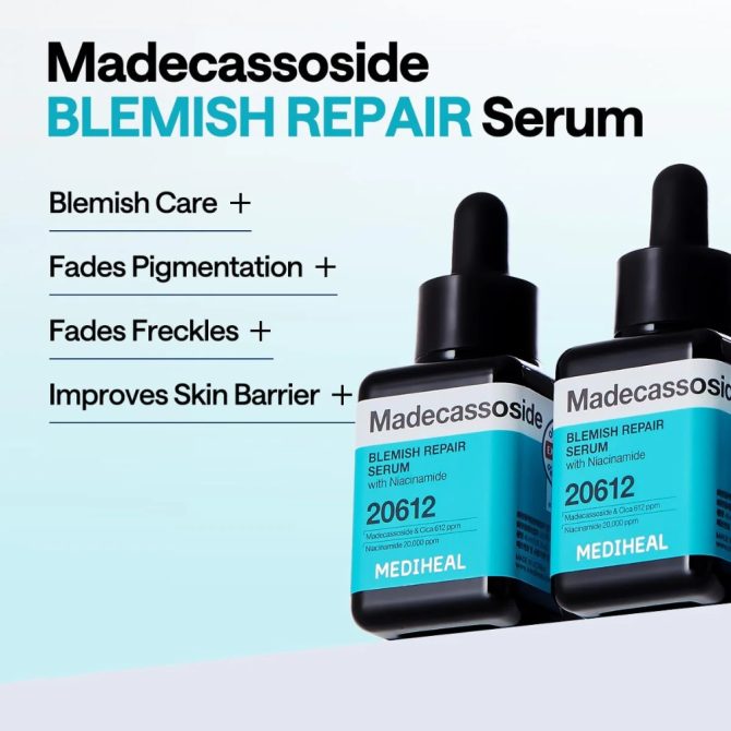 Mediheal Madecassoside 3 Mediheal Madecassoside Blemish Repair Serum Προσώπου για Ατέλειες 40ml – Καταπραϋντική Ενυδάτωση