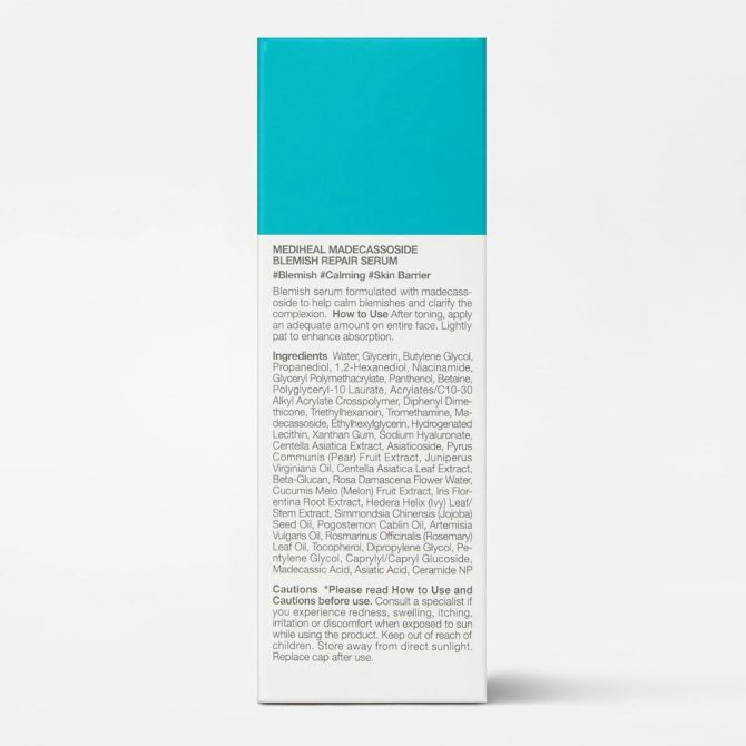 Mediheal Madecassoside 5 Mediheal Madecassoside Blemish Repair Serum Προσώπου για Ατέλειες 40ml – Καταπραϋντική Ενυδάτωση