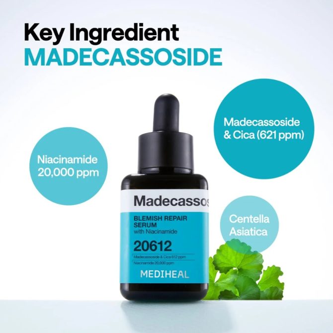 Mediheal Madecassoside 6 Mediheal Madecassoside Blemish Repair Serum Προσώπου για Ατέλειες 40ml – Καταπραϋντική Ενυδάτωση