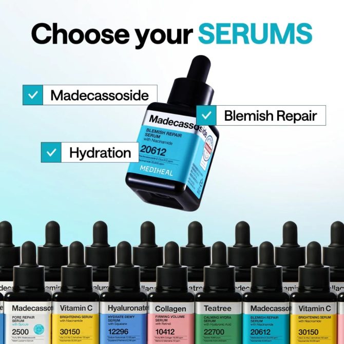Mediheal Madecassoside 2 Mediheal Madecassoside Blemish Repair Serum Προσώπου για Ατέλειες 40ml – Καταπραϋντική Ενυδάτωση